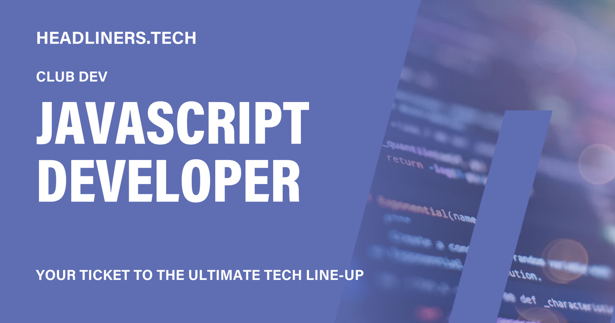 image JavaScript Developer