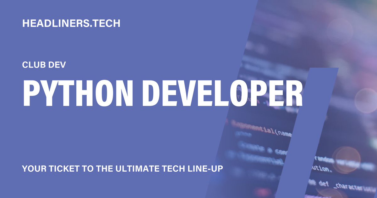 image Python Developer