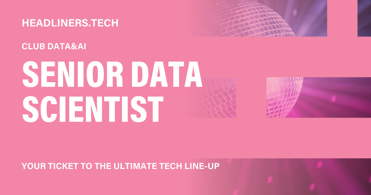 image Senior Data Scientist